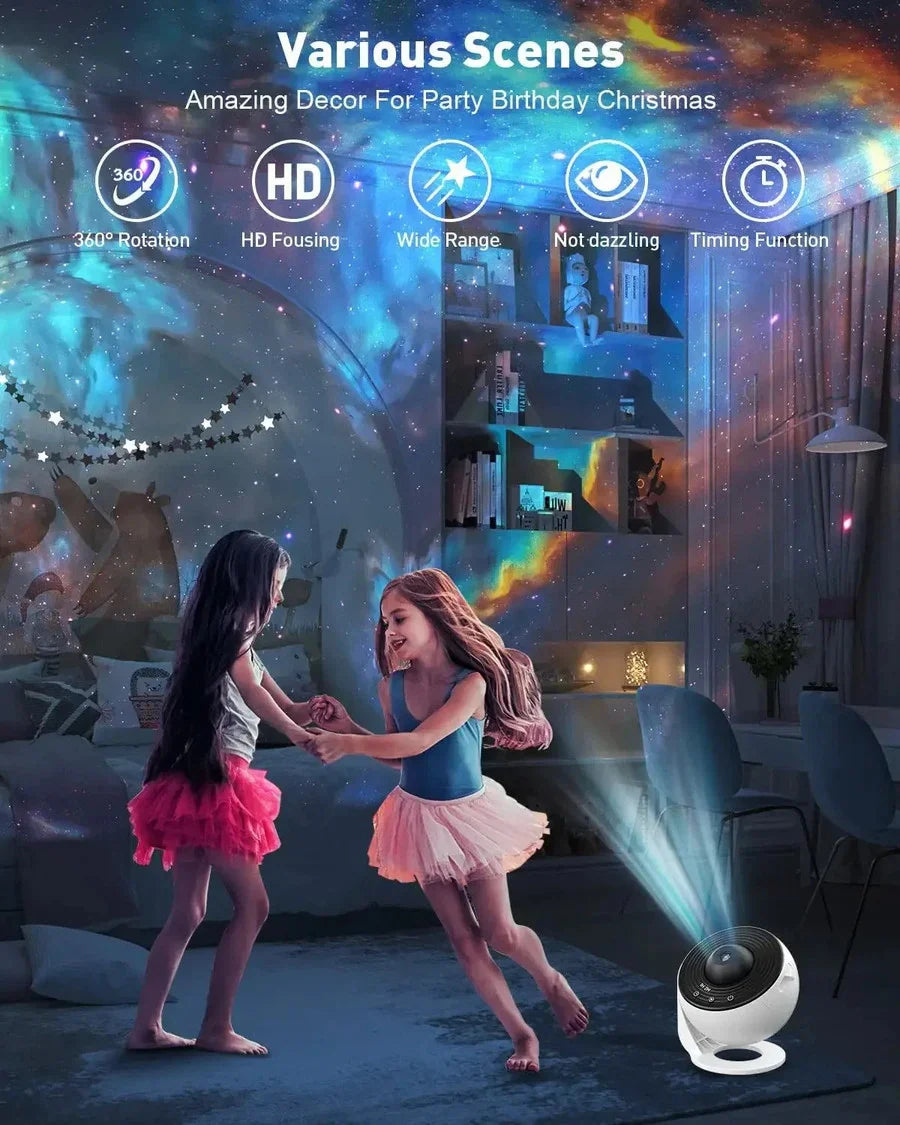 Night Light Galaxy Projector 