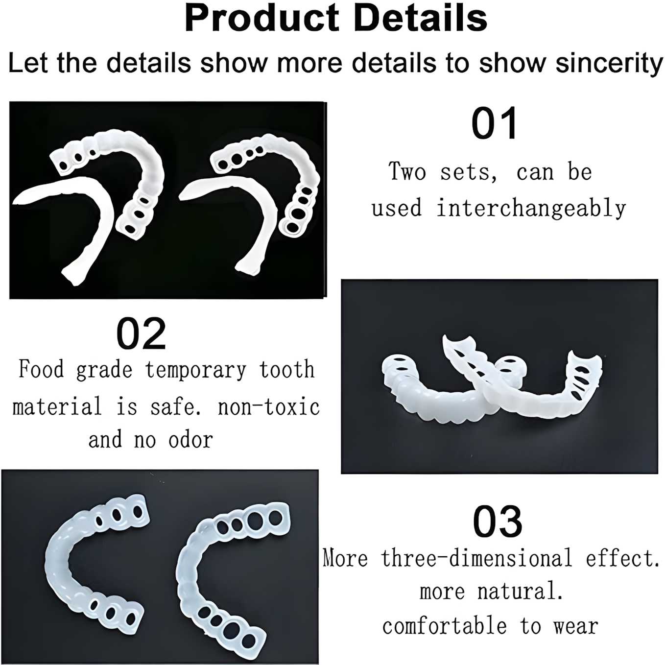 2pcs Whitening Teeth Guard for Grinding Protection