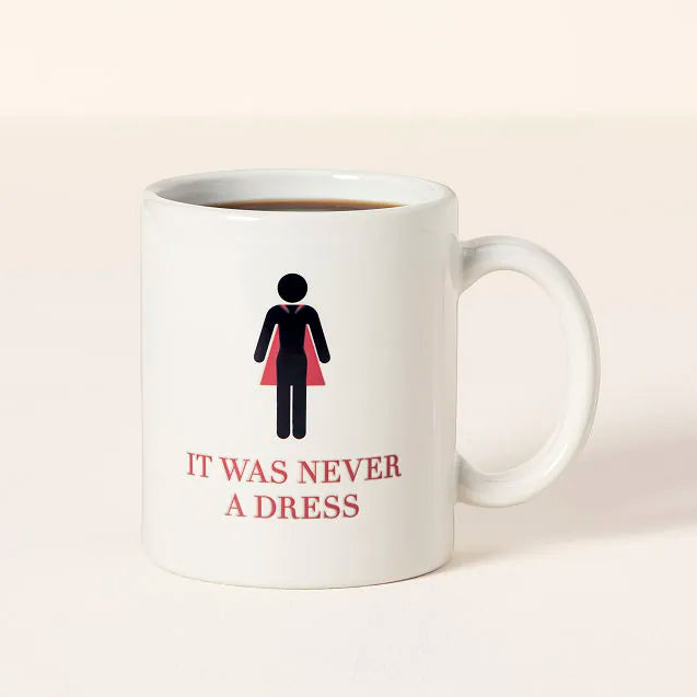 It Was Never A Dress Mug