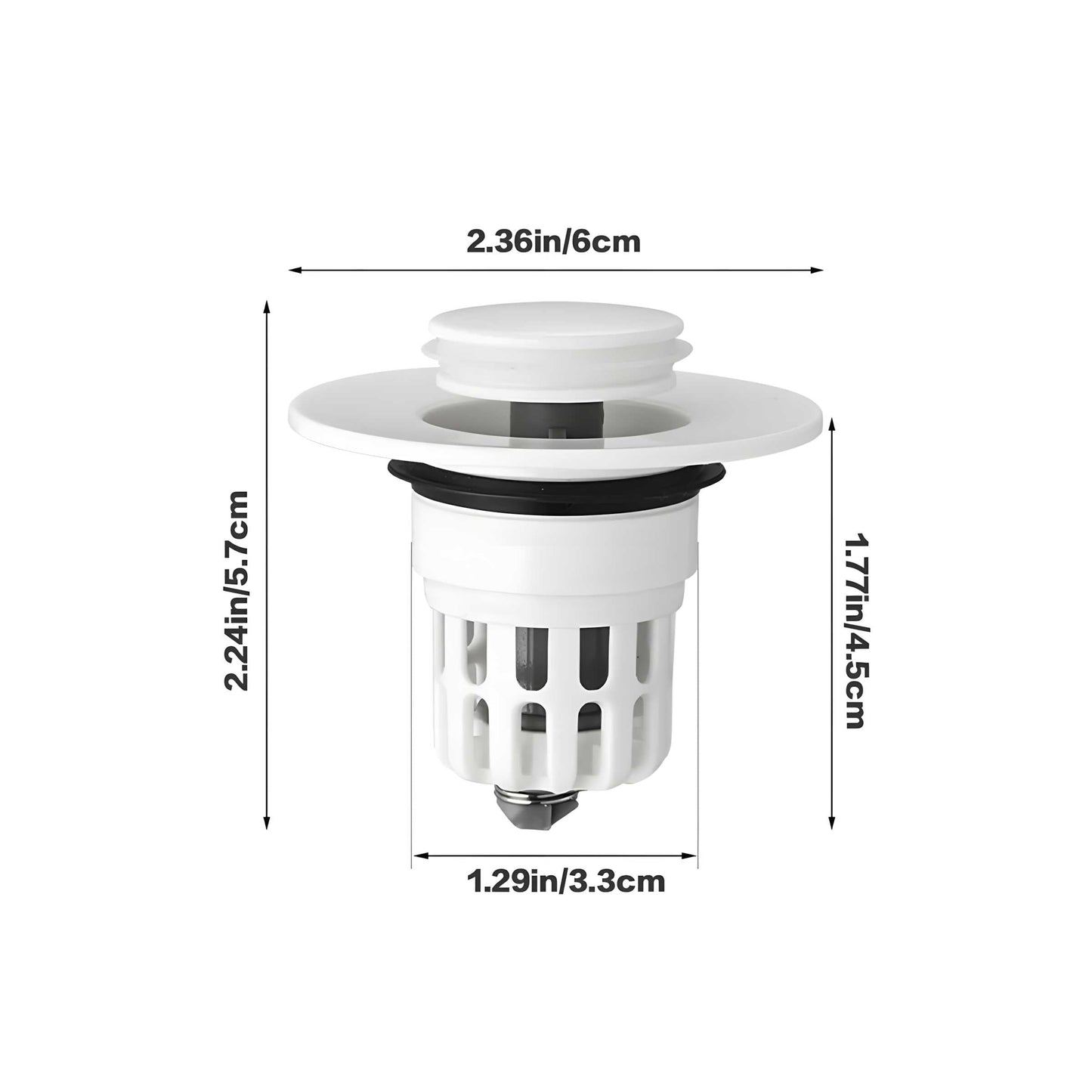 Bathroom Sink Plug Pop-Up Drain Filter