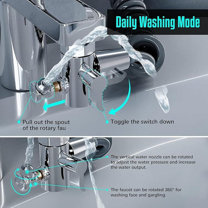 Universal 360° Rotating Bathroom Faucet