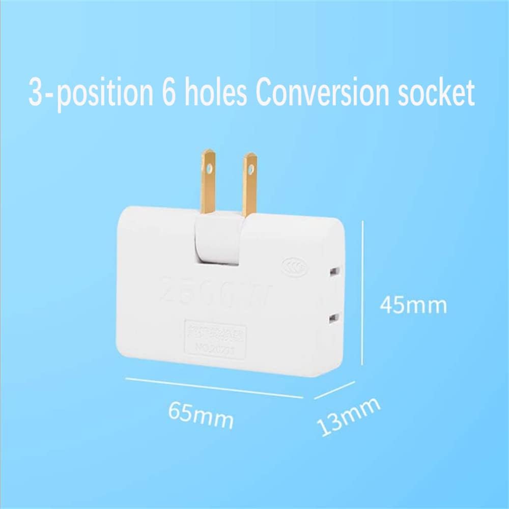 3 Way Flat Wall Outlet Extender
