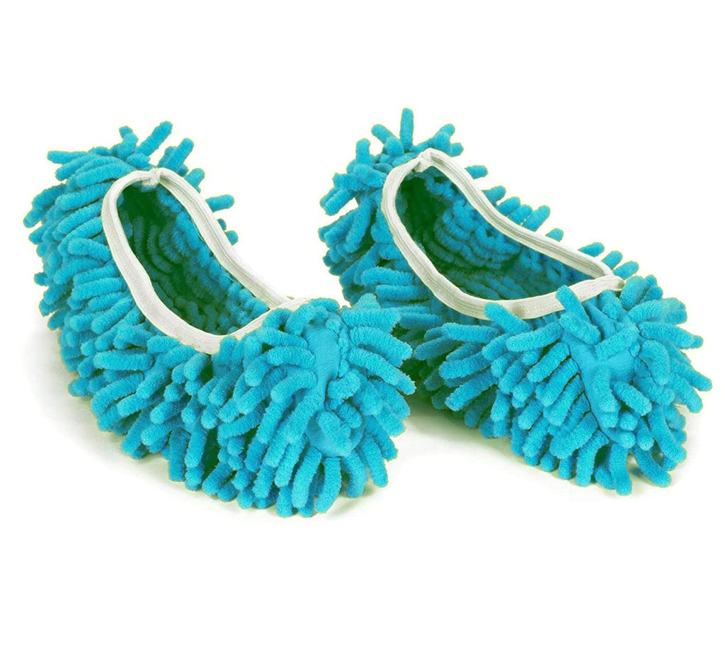 Microfiber Dust Floor Cleaning Mop Slippers