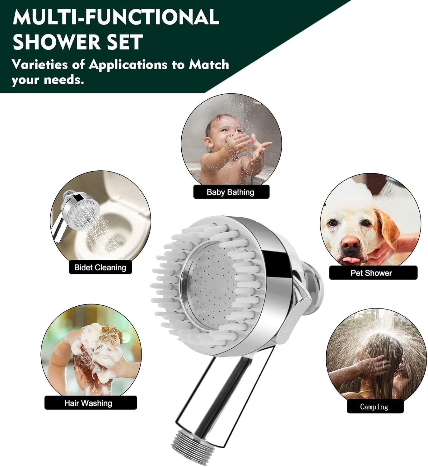 Universal 360° Rotating Bathroom Faucet