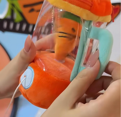 Carrot Mixer Rotating Plush Toy