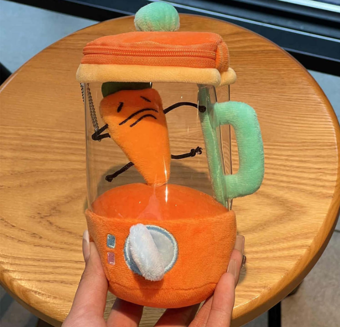 Carrot Mixer Rotating Plush Toy