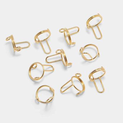 Adjustable Fingernail Rings
