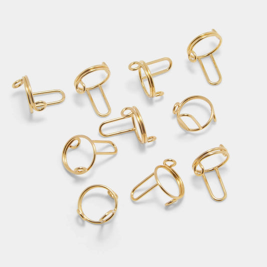 Adjustable Fingernail Rings